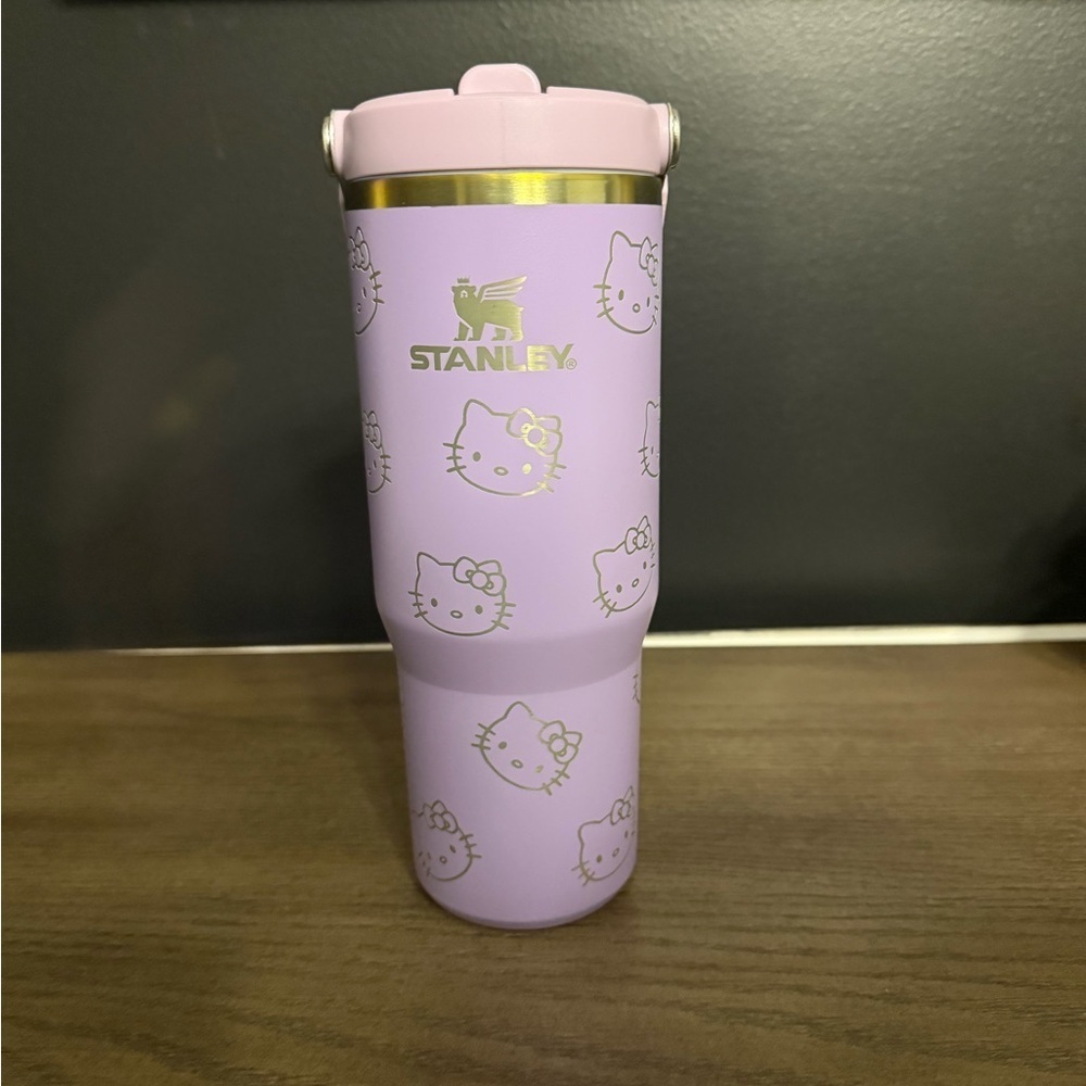 Stanley Pastel Purple Tumbler with Hello Kitty 30oz